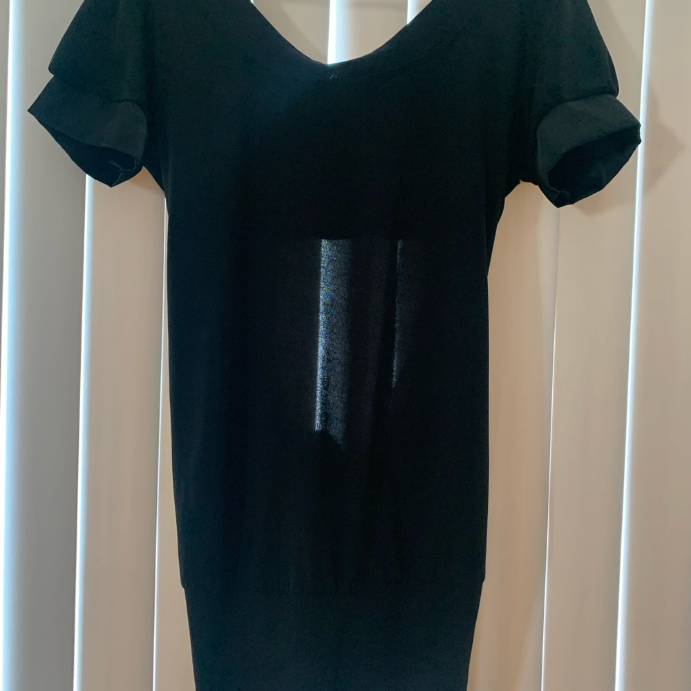 Black mini dress